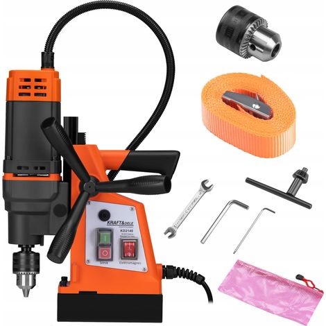 Magnetische Tischbohrmaschine 2100W 14000N elektrisch + Zubehör KD2140 (1/5)