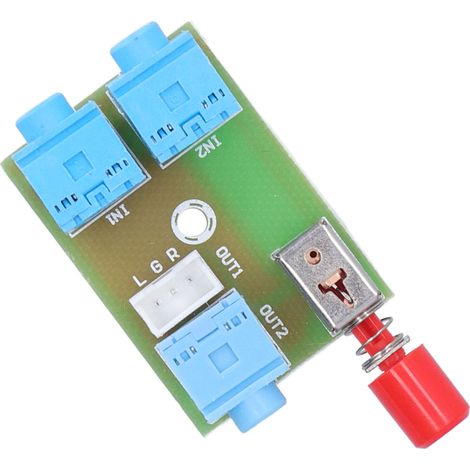 Module de commutation audio, prise jack 3,5 mm, 2 entrées, 1 sortie, carte de commutation de signal XH-M371 (1/5)