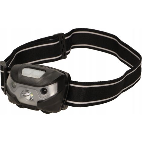 Virone Lampe frontale LED 3W - Rechargeable - Noir - Détecteur de mouvement - 4 modes (1/5)