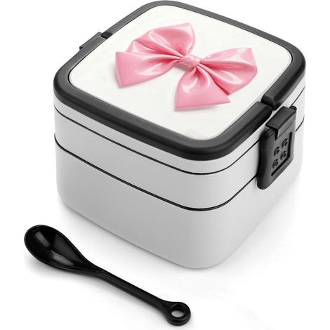Boîte à bento empilable pour adultes, étanche, avec fermeture (1/5)