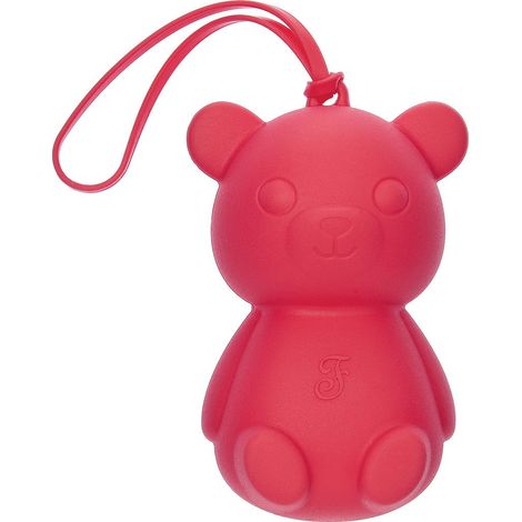 Dispenser portasacchetti per cani modello Teddy colore rosso set 3 pezzi