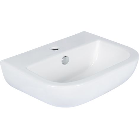 Primaster Waschbecken Keramik Elena 44,5 x 35,5 cm weiß