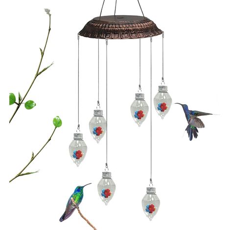 Oiseaux Mouches Colibris D coratif Ornement avec Carillon (1/5)