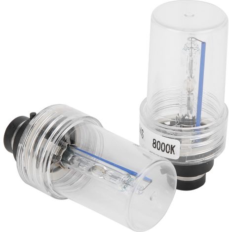 2 Ampoules HID D4S 8000K 12V 35W 3200 Lumens, Feu Simple, Compatible Voiture & Moto, Lot de 2 Pièces (1/5)