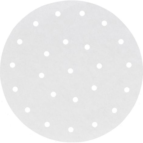 UlisemLot de 100 feuilles de papier absorbant l'huile antiadhésives rondes pour barbecue, pour friteuse, poêle profonde (18 cm) (1/3)