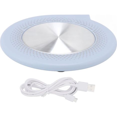 Tasse à café chauffe-bureau 55 ° C température constante tasse électrique chauffe-tasse Portable USB chauffage rapide bleu (1/5)