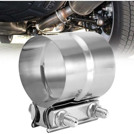 OMABETA Pince à bande à recouvrement Pince universelle de tuyau d'échappement de voiture en acier inoxydable, pince de auto outil (1/4)