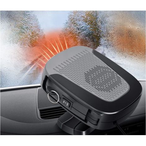 Chauffage de Voiture 12V 150W Voiture Portable 2 en 1 Céramique Chauffage Refroidissement Chauffage Ventilateur Dégivreur Antibuée Universel,Ventilateur de Chauffage pour Voitureà 360° pour Chauffage (1/5)