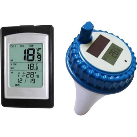 Thermomètre numérique flottant sans fil pour piscines, pour mesurer la température de l'eau des piscines, spas, jacuzzis et aquariums-AquaForge (1/4)
