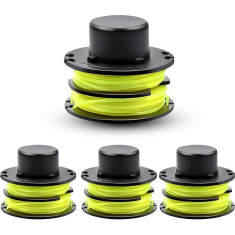 4 Bobine Fil Coupe Bordure, Nylon 1,2mm, 8,4m, Compatible Ryobi RLT3025F RAC119 (1/5)