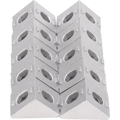10 Stück Aluminium-Winkelverbinder, 3D-Drucker-Extrusionsprofil 2020, EU-Standardcode T-Typ (1/5)