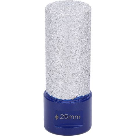Foret diamanté à fileter 25mm, fraise à aléser meulée, tige droite brasée, polissage et alésage. (1/5)
