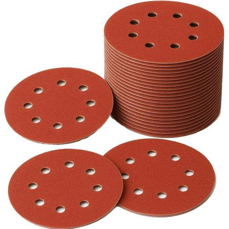 Schleifscheiben 125mm Klett 320 Körnung 50 Stück mit Staubabsaugung (1/5)