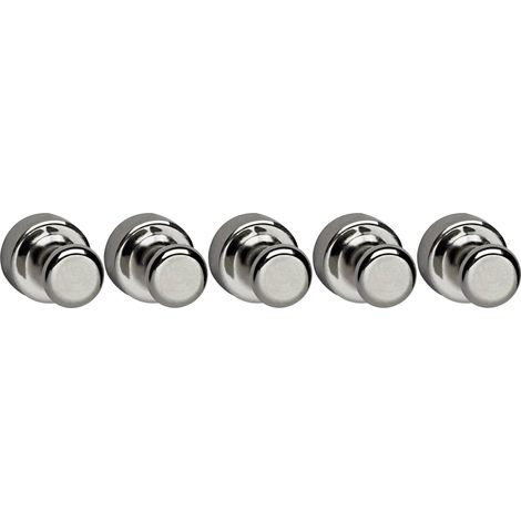 Maul Aimant Néodyme (Ø x H) 12 mm x 16 mm cône argent 5 pc(s) 6168696 (1/5)