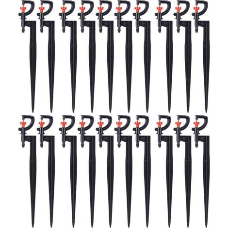 Arroseur d\\'arrosage, 20 pices, Micro - arroseur Rotatif 360 degrs de Type G (1/5)