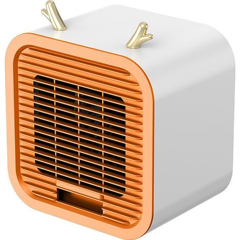 (Orange) Refroidisseur d'air portable USB avec refroidissement à eau glacée – ventilateur de bureau pratique à 3 vitesses pour le bureau (1/3)
