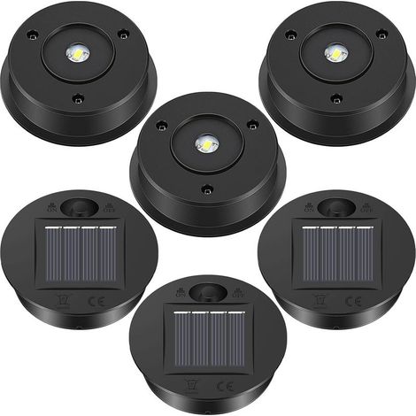 6 Pièces Lampes Solaires Lumens de Rechange Pièces de Lanterne Solaire LED Panneau Solaire Lanterne Couvercle Lumières pour Lanternes Solaires Suspendues Extérieures Décor de Jardin Patio (1/5)