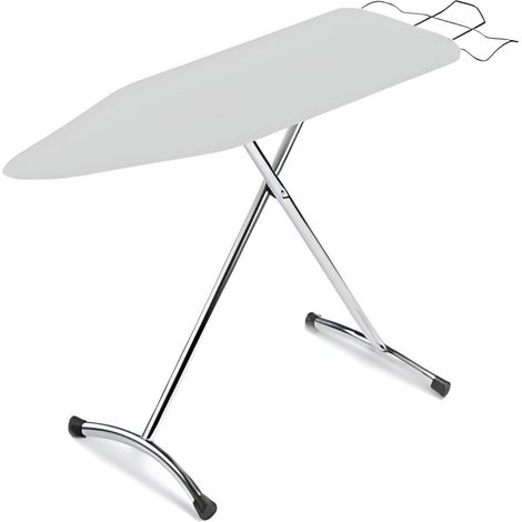 Asse da Stiro con Poggiaferro 123x39 cm Relax Basic Grigio (1/3)