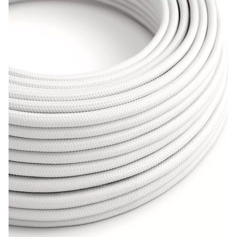 Creative-Cables The Original DALI Fabric Power Cable 5x0.75 mm² (50 m, blanc RM01) (1/3)