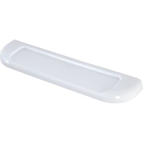Mensola bagno portaggetti in plastica bianca
