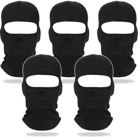 Maschera antivento - Balaclava - Nera - Set da 6 (1/5)