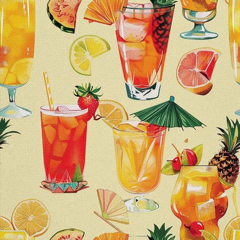 Outdoor Dekostoffe Oxford - Motiv Cocktail DX8383 (1/5)
