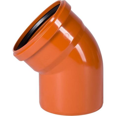KG Bogen DN160/45° KGB Rohr Winkel Rohrbogen Abwasserrohr Kanalrohr (1/5)