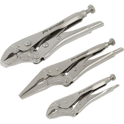 Sealey AK6876 Premier Locking Pliers Set 3pc (1/5)