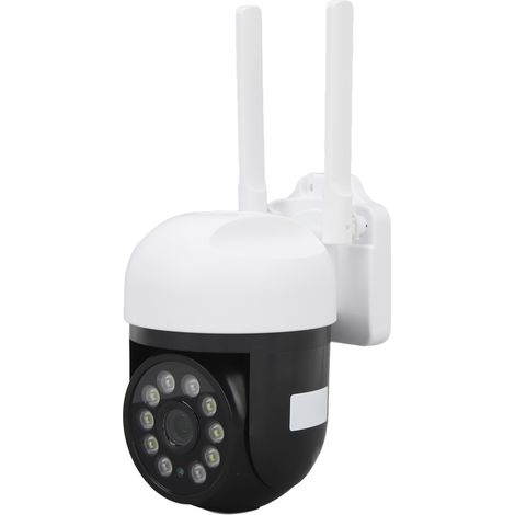 Caméra de Surveillance HD 1MP 360° 1920x1080, Projecteur LED avec Détection de Mouvement, Suivi Automatique, Vision Nocturne, WiFi, Prise UE 100-240V (1/5)