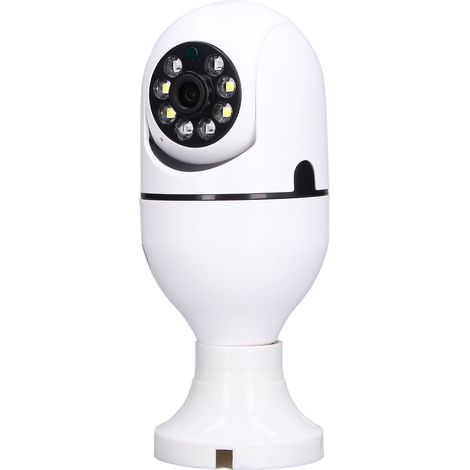 Caméra de Surveillance E27 avec Détecteur de Mouvement, Vision Nocturne HD, Interphone Bidirectionnel, Compatible App Tuya (1/5)