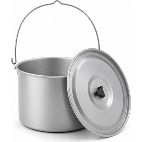 Marmite de camping en aluminium 15 L pour 5 à 8 personnes (1/5)