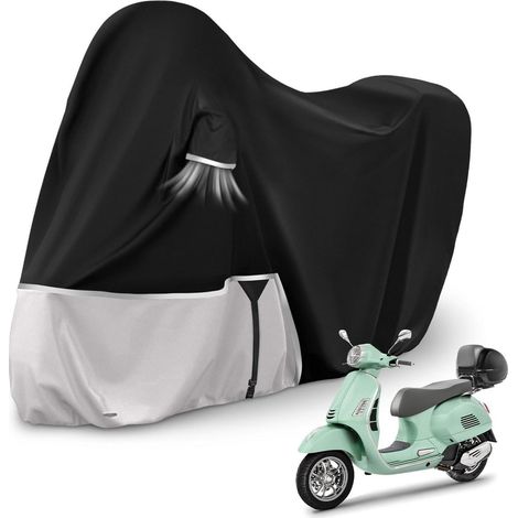 Motorradabdeckung für Piaggio Vespa GTV GTS mit Kofferraum, wasserdicht 420D Oxford (1/5)