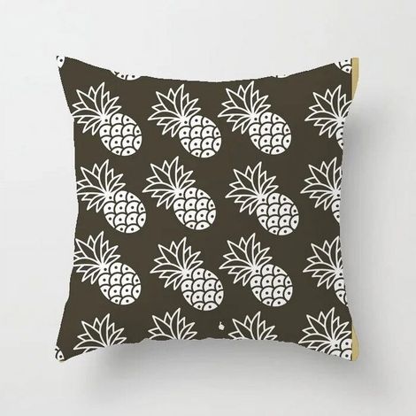 Taie D'oreiller - Coton Linen - Imprimé Cactus - Double Face - Pour Canapé Chaise Bureau Lit Voiture - 40x40 cm (1/5)