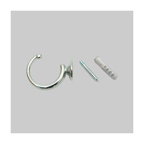 Gancetto per Tendaggi Leggero 40 mm Blister Oro 2 Pezzi