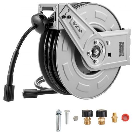 Enrouleur de Tuyau pour Nettoyeur Haute Pression 19 - 8 m x 6 (1/5)
