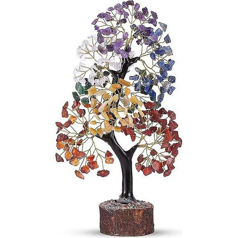 Arbre de Vie en Cristaux Chakra, Déco Maison Accessoire Spirituel, Minéraux Naturel pour Salon (1/3)