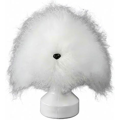 Modèle de tête de chien factice avec poils simulés Teddy Pet - Exercice de toilettage - Coupe de poils de chien - Perruque pour corps de chien - Étude de toilettage animalier (1/5)