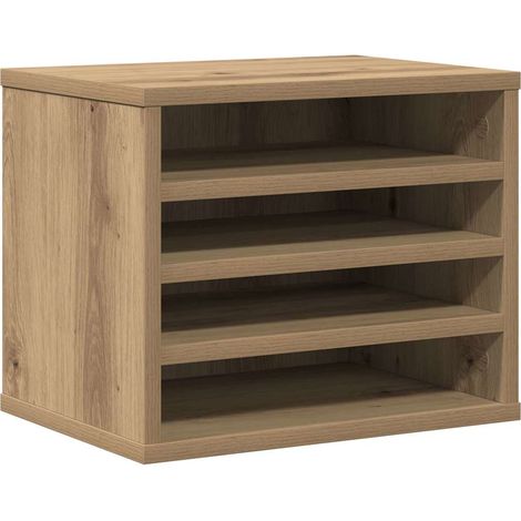 Organiseur de bureau chêne artisanal 36 x 26 x 29.5 cm CFW533098 (1/5)