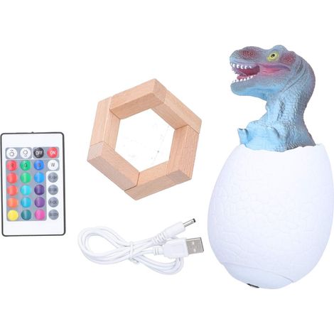Touch Pat capteur Veilleuse dinosaure forme d'oeuf lampe de (1/5)