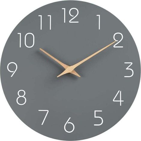 Lautlose, nicht tickende Wanduhr