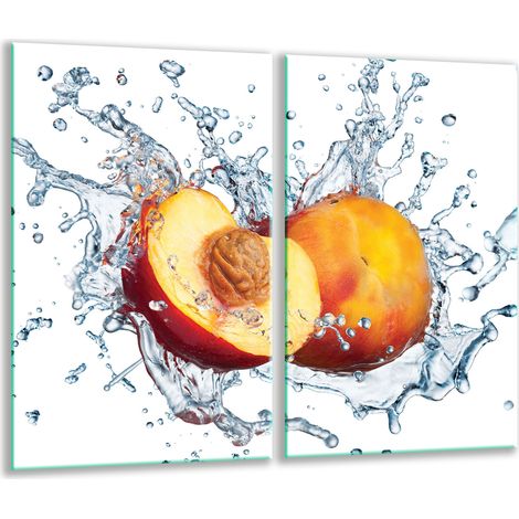 2x 30x52 Obstschneidebrett aus Glas (1/5)