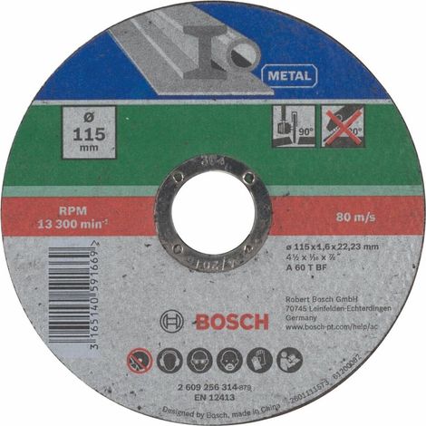Bosch MOLA TAGLIO D. 115 X 22,23 X 1,6 MM, DRITTA, META (1/3)