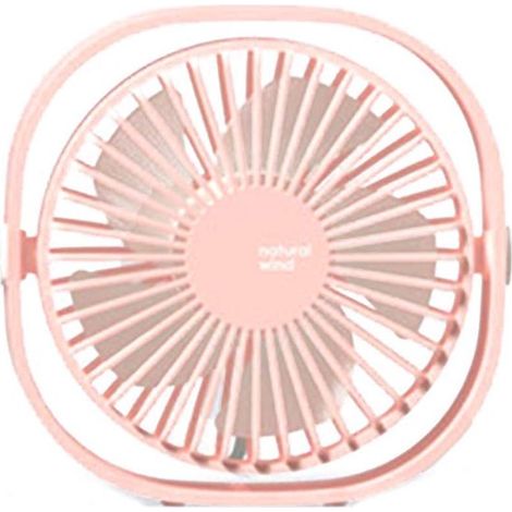 Ventilateur de table rotatif à 360 degrés，petit ventilateur de refroidissement，ventilateur de bureau USB portable pour la maison et le bureau (1/4)