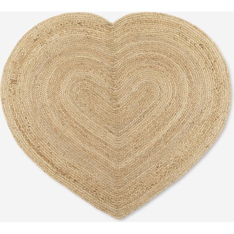 PACK DE 2 UNIDADES MANTEL INDIVIDUAL CORAZON NATURAL 45X55CM (1/2)