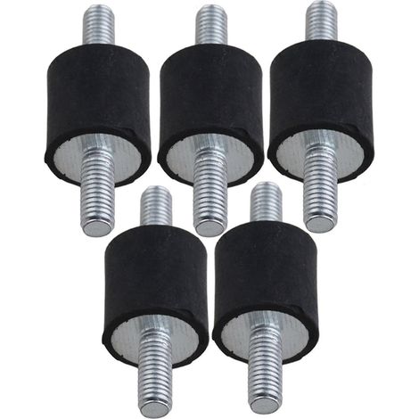 5 M5-Doppelend-Gummischrauben mit Antivibrations-Silentblock für Pumpe (1/2)