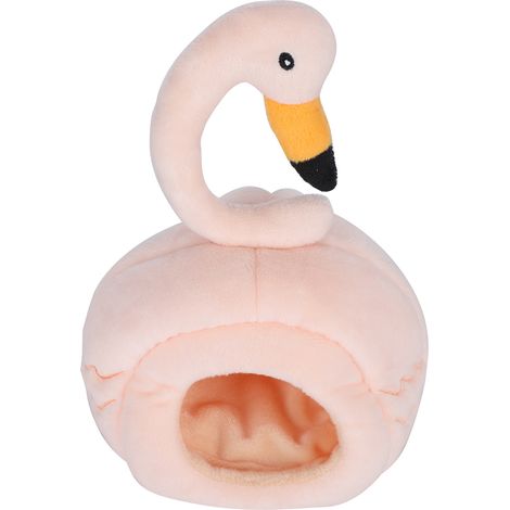 Lit douillet en forme de cygne pour petit hamster - Accessoires pour petits animaux de compagnie (1/5)