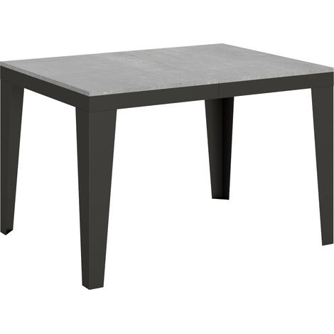 Tavolo Allungabile 120-224x90x80 cm Flame Evolution Cemento (1/4)