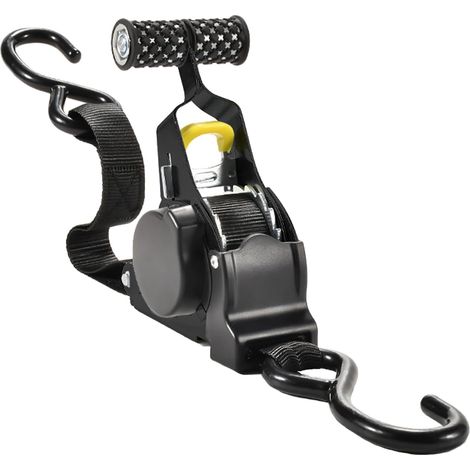 Courteille À Cliquet Automatique Rétractable Boot De Moto À Courroie De Tension À Bagages Sangle De Coupure Auto-Insertion Ceinture en Polyester Robuste avec Retrait Rapide Et Résilience Élevée (1/5)