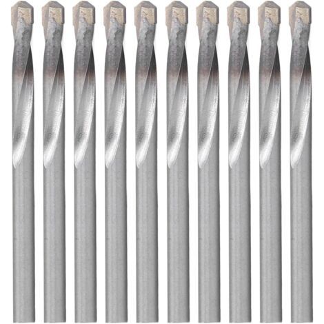 10 Pièces Forets Hélicoïdaux en Carbure, Jeu de Forets Hélicoïdaux en Métal de 5,5 mm, Métal Foret Coupeur, pour Inox Acier Cuivre Aluminium Zinc Alliage (1/5)