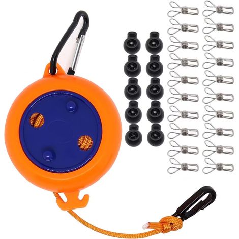 Corde à linge de voyage portable réglable pour camping, voyage, extérieur, intérieur, voyage, camping, jardin, hôtel
